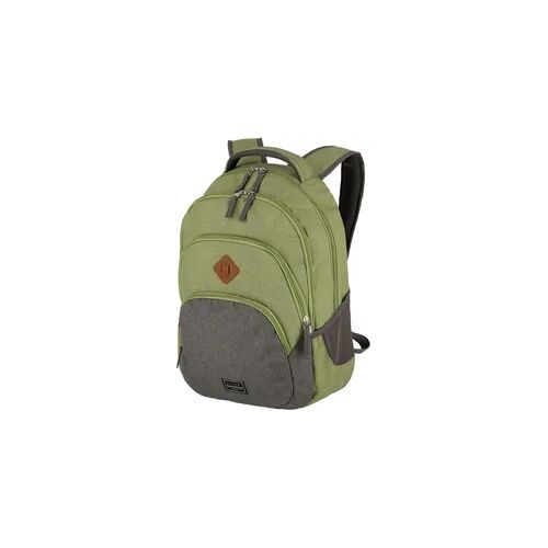 Rucksack Basics Erwachsene Travelite Melange grau grün 22 LITER