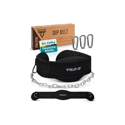 PULLUP & DIP Dip Gürtel mit Kette, 3 Karabinern und einzigartigen Klappen PULLUP & DIP Dip Gürtel mit Kette, 3 Karabinern und einzigartigen Klappen