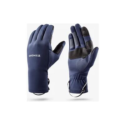 SIMOND Handschuhe Damen/Herren Stretch touchscreenfähig Trekking - MT500 dunkelblau SIMOND Handschuhe Damen/Herren Stretch touchscreenfähig Trekking - MT500 dunkelblau