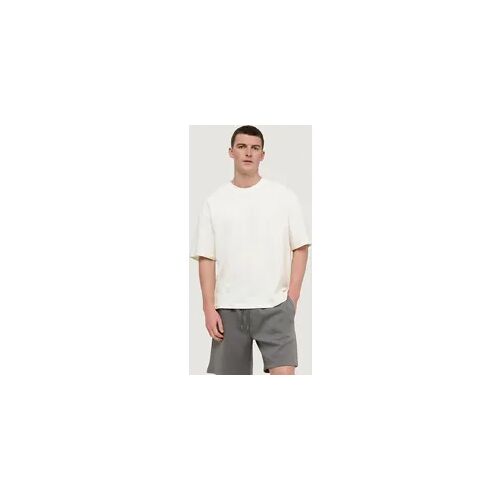 Only & Sons MEN'S Crop Top Onslenny Ovz Ss Strct Tee Noos cremefarben weiß S