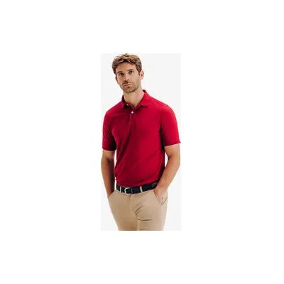 INESIS Herren Poloshirt kurzarm Baumwolle/Polyester - MW500 bordeaux INESIS Herren Poloshirt kurzarm Baumwolle/Polyester - MW500 bordeaux