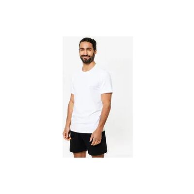 Domyos T-Shirt Herren Baumwolle - 100 Sportee weiß Domyos T-Shirt Herren Baumwolle - 100 Sportee weiß
