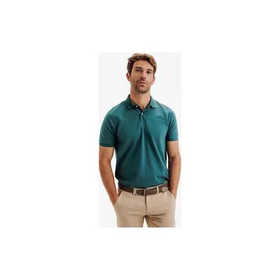 INESIS Herren Poloshirt kurzarm Baumwolle/Polyester - MW500 dunkelgrün INESIS Herren Poloshirt kurzarm Baumwolle/Polyester - MW500 dunkelgrün