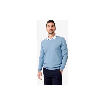 INESIS Herren V-Ausschnitt Golf Pullover - MW100 blau INESIS Herren V-Ausschnitt Golf Pullover - MW100 blau