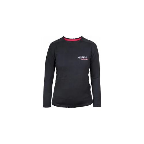 Pullover aus Merinowolle, Damen Karlslund Hekla schwarz XL