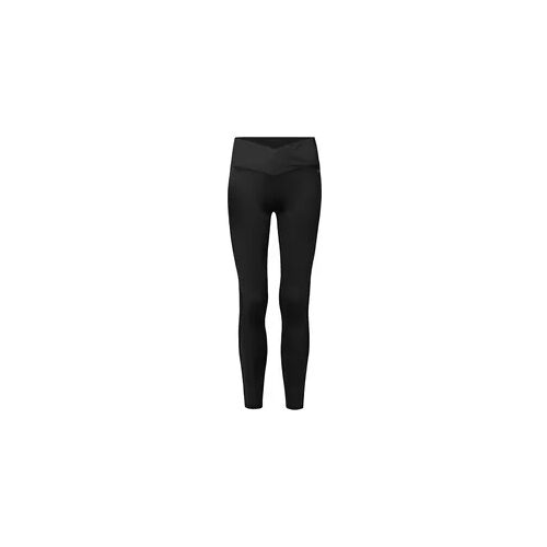 Snocks HIGH WAIST LEGGINGS V CROSS schwarz S