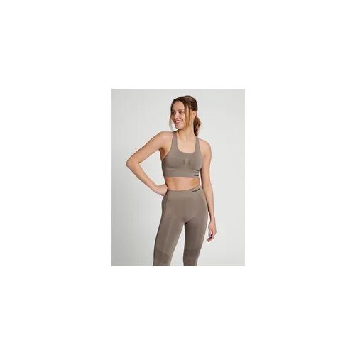 Top Hmlmt Shaping Multisport Damen HUMMEL braun beige grau XS