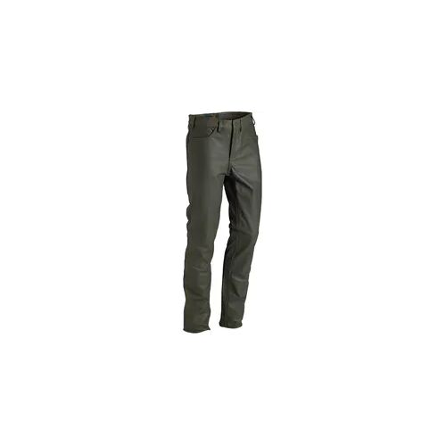 La Chasse® Jagd Lederhose aus Büffelleder Damen Jagdhose Rindleder grün DE 34 / FR 36 (UK 36)
