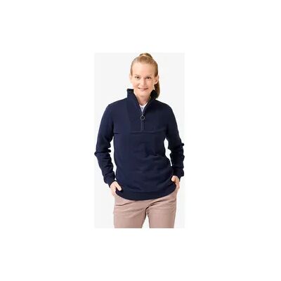 INESIS Damen Golf Pullover Stehkragen winddicht mit Reißverschluss - MW500 marineblau INESIS Damen Golf Pullover Stehkragen winddicht mit Reißverschluss - MW500 marineblau