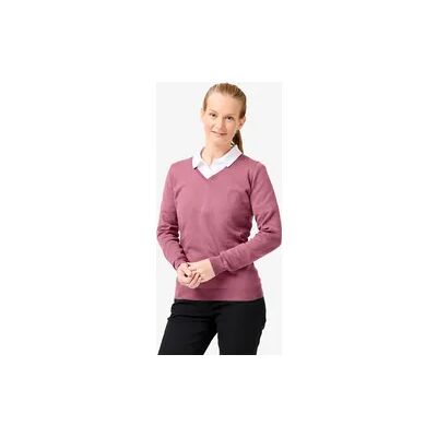 INESIS Damen V-Ausschnitt Golf Pullover - MW100 violett INESIS Damen V-Ausschnitt Golf Pullover - MW100 violett
