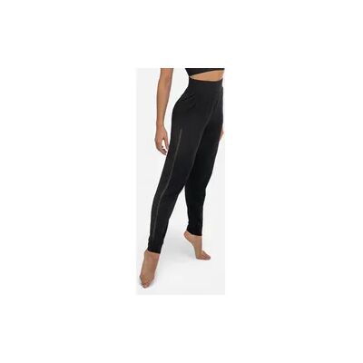 Domyos Tanzhose Modern Dance mit seitlichen Ajourstreifen Damen - schwarz Domyos Tanzhose Modern Dance mit seitlichen Ajourstreifen Damen - schwarz