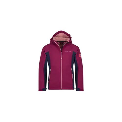 Trollkids Kinder Jacke Kristiansand Pflaume/Marineblau/Violett blau violett 158 cm