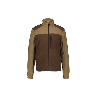 Solognac Modell 500 Recycelte braune Fleecejacke Solognac Modell 500 Recycelte braune Fleecejacke