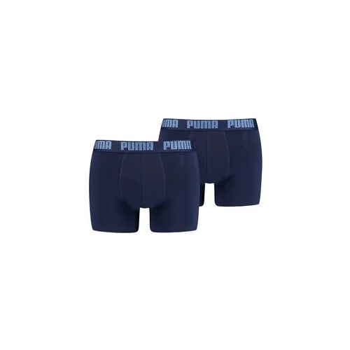 Unterhose lang Basic Boxer 2er Pack PUMA blau S