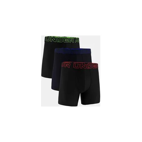 Under Armour Boxershort Herren 3er Pack Figurbetont-UA PERFORMANCE TECH - SOLID 6 IN 3PK schwarz 2XL