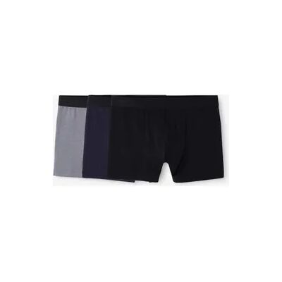 Decathlon Boxershorts Herren Baumwolle 3er-Pack - schwarz/grau Decathlon Boxershorts Herren Baumwolle 3er-Pack - schwarz/grau