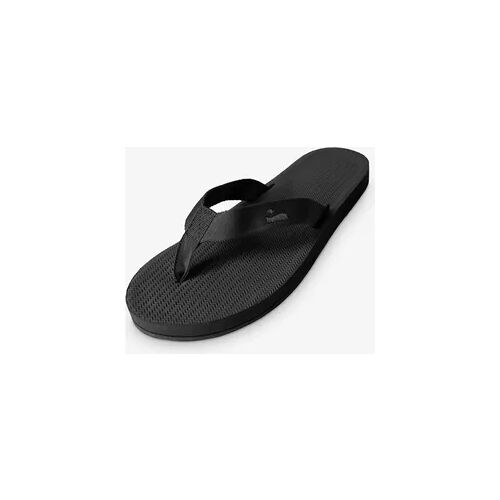INDOSOLE Zehensandalen Damen - Easy Living Lite Black schwarz 42 (UK 7.5)