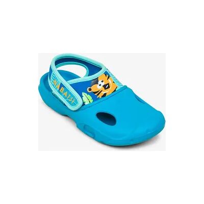 Decathlon Bade-Clogs Kinder - 500 Tiger/blau Decathlon Bade-Clogs Kinder - 500 Tiger/blau