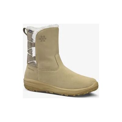 QUECHUA Winterstiefel Damen warm wasserdicht Leder Winterwandern - NH500 beige QUECHUA Winterstiefel Damen warm wasserdicht Leder Winterwandern - NH500 beige