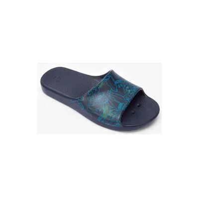Decathlon Badelatschen Kinder - Slap 500 Haie marineblau Decathlon Badelatschen Kinder - Slap 500 Haie marineblau