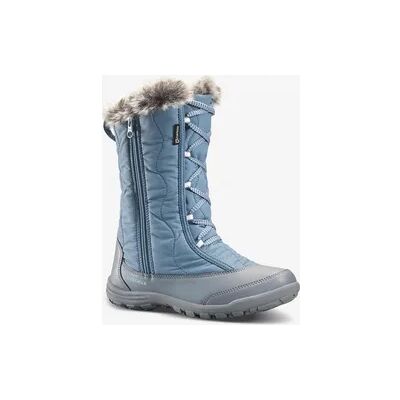 QUECHUA Winterstiefel Mädchen Gr. 30–38 warm wasserdicht Winterwandern - SH500 Zip blau QUECHUA Winterstiefel Mädchen Gr. 30–38 warm wasserdicht Winterwandern - SH500 Zip blau