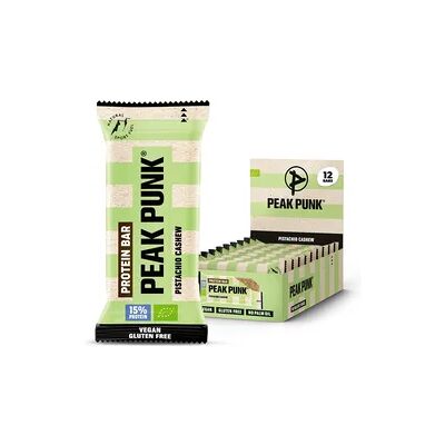 PEAK PUNK Bio Proteinriegel Pistazie Cashew 55 g PEAK PUNK Bio Proteinriegel Pistazie Cashew 55 g