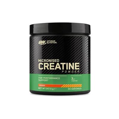 Optimum Nutrition Micronised Creatine Powder - flavoured (247,5g) Orange Optimum Nutrition Micronised Creatine Powder - flavoured (247,5g) Orange