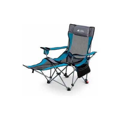 KOL OUTDOOR Klappbarer Campingstuhl mit Fußstütze und Verstellbarer Rückenlehne – Liegestuhl KOL OUTDOOR Klappbarer Campingstuhl mit Fußstütze und Verstellbarer Rückenlehne – Liegestuhl