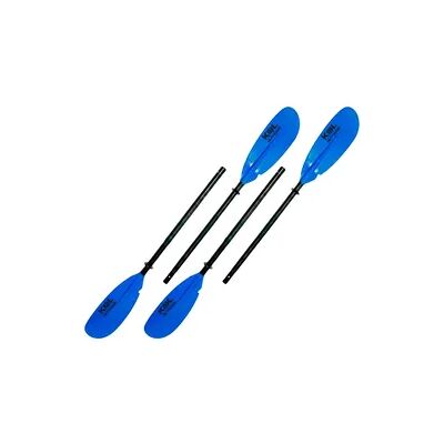 KOL OUTDOOR Set 2 Kajakpaddel Aluminium 2-teilig zerlegbar 220cm Blau Doppelpaddel KOL OUTDOOR Set 2 Kajakpaddel Aluminium 2-teilig zerlegbar 220cm Blau Doppelpaddel