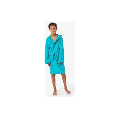 Decathlon Bademantel Mikrofaser Kinder Kapuze kompakt - türkis Decathlon Bademantel Mikrofaser Kinder Kapuze kompakt - türkis