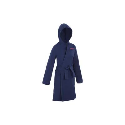 Decathlon Bademantel Kinder kompakt Kapuze Baumwolle - stahlblau Decathlon Bademantel Kinder kompakt Kapuze Baumwolle - stahlblau