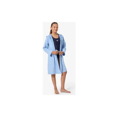 Decathlon Bademantel Kinder kompakt Kapuze Baumwolle - blau Decathlon Bademantel Kinder kompakt Kapuze Baumwolle - blau
