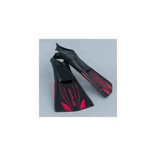 NABAIJI Schwimmflossen lang steif - Topfins 900 schwarz/rot, schwarz, 37/39