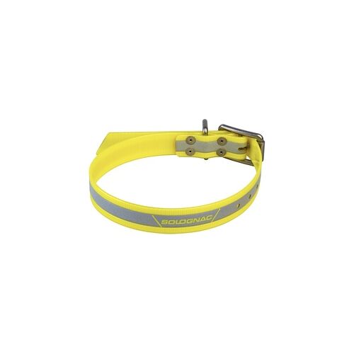 SOLOGNAC Hundehalsband 520 reflektierend gelb, gelb, M