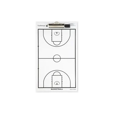 Tarmak Whiteboard Basketball Trainer - Abwischbarer Marker - Weiß Tarmak Whiteboard Basketball Trainer - Abwischbarer Marker - Weiß