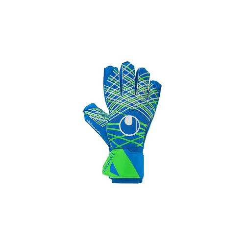 Torwarthandschuhe AQUASOFT UHLSPORT weiß blau grün 9,5