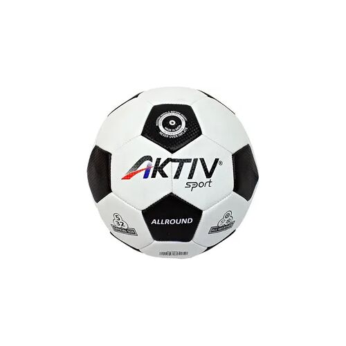 Fußball Aktivsport ALLROUND weiß-schwarz Größe: 5 bunt 5