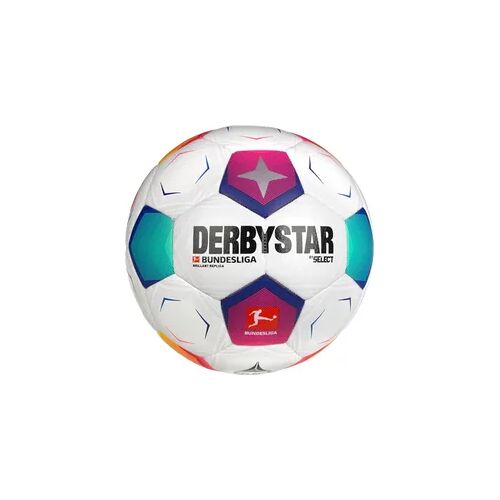 Fußball Derbystar Bundesliga Brillant Replica v23 FIFA Basic Ball weiß 4