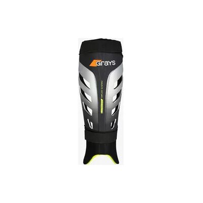 Damen/Herren Schienbeinschoner Feldhockey - Grays G800 schwarz/gelb Damen/Herren Schienbeinschoner Feldhockey - Grays G800 schwarz/gelb