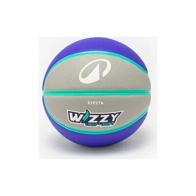 KIPSTA Basketball Größe 5 Light & Soft - K900 Wizzy grau/violett KIPSTA Basketball Größe 5 Light & Soft - K900 Wizzy grau/violett