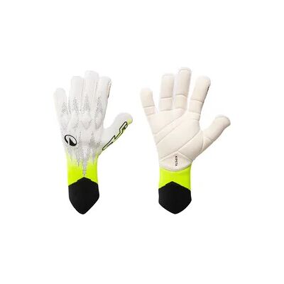 KIPSTA Damen/Herren Fußball Torwarthandschuhe - CLR Pro Strapless weiß/gelb KIPSTA Damen/Herren Fußball Torwarthandschuhe - CLR Pro Strapless weiß/gelb