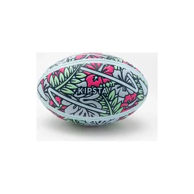 KIPSTA Beach Rugby Ball Größe 3 - Tiki eisblau/rosa/grün KIPSTA Beach Rugby Ball Größe 3 - Tiki eisblau/rosa/grün