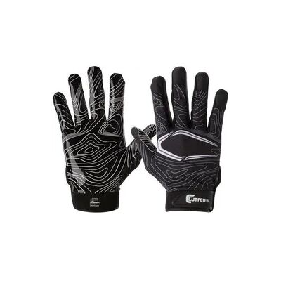 CUTTERS American Football - Handschuhe - Receiver-Handschuhe - Erwachsene (Schwarz) CUTTERS American Football - Handschuhe - Receiver-Handschuhe - Erwachsene (Schwarz)