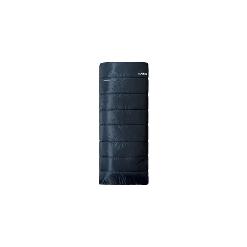 Schlafsack Trekking Alpinus Warm 1200 (rechts) blau ONE SIZE