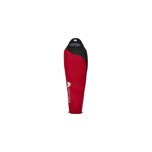 Schlafsack Volven Superlight I rechts schwarz grau rot 215 CM