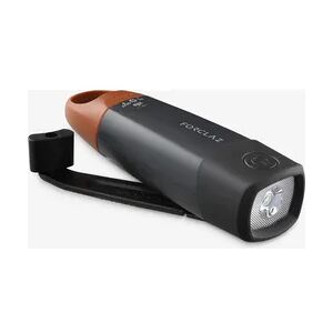 FORCLAZ Taschenlampe wiederaufladbar externer Akku 210 Lumen - Dynamo 900 PWB schwarz braun grau No Size FORCLAZ Taschenlampe wiederaufladbar externer Akku 210 Lumen - Dynamo 900 PWB schwarz braun grau No Size