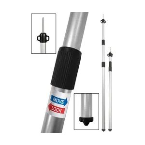 Bo-Camp - Telescopisch 3-Delig 260cm - Grau - Zeltstange Bo-Camp - Telescopisch 3-Delig 260cm - Grau - Zeltstange