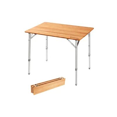 KingCamp Campingtisch Bambus Camping Falttisch Klapptisch Alu Holz 3 Höhen KingCamp Campingtisch Bambus Camping Falttisch Klapptisch Alu Holz 3 Höhen