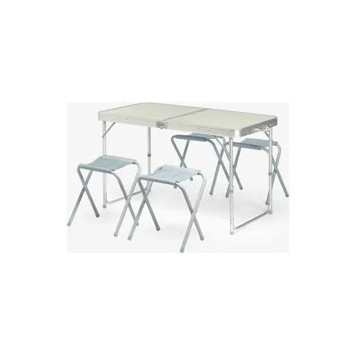 QUECHUA Campingtisch klappbar 4 Sitze 4–6 Personen grün QUECHUA Campingtisch klappbar 4 Sitze 4–6 Personen grün