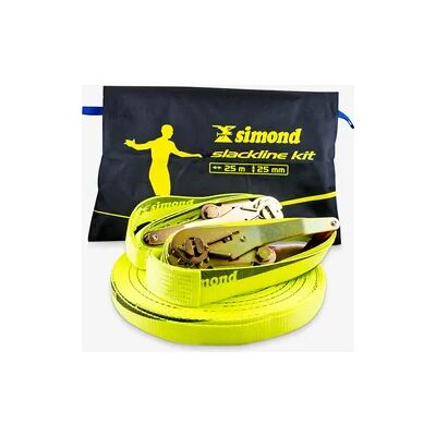 SIMOND Slackline 2,5 cm × 25 m gelb SIMOND Slackline 2,5 cm × 25 m gelb